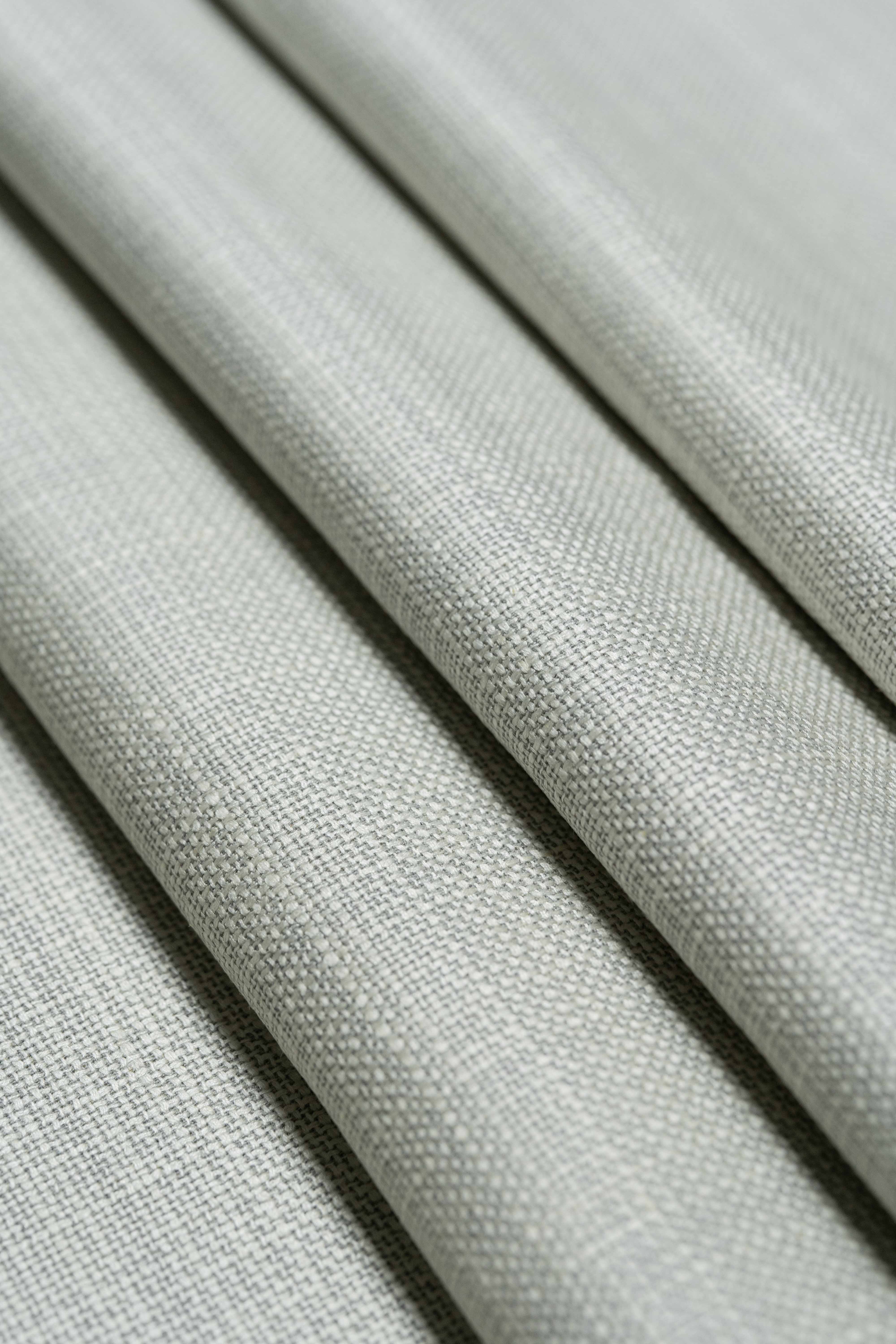 Loro Piana Beige Wool Silk Linen Jacket Fabric showcasing luxurious texture and weave.