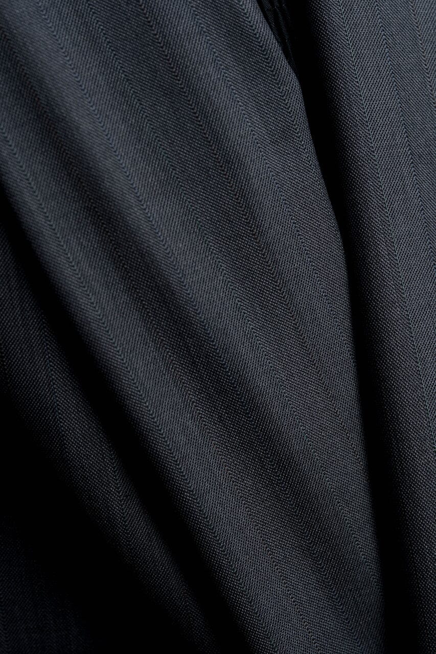 Vintage Suit Fabrics-Arthur Harrison V23158 Grey Stripe Wool Cashmere Suiting -3m