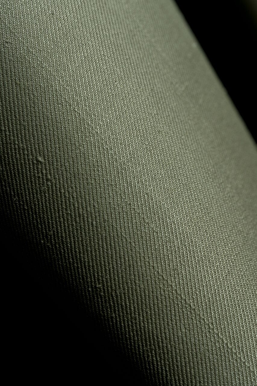Vintage Suit Fabrics-BARCLAYS V23515 Green Plain Silk Suiting -3.25m