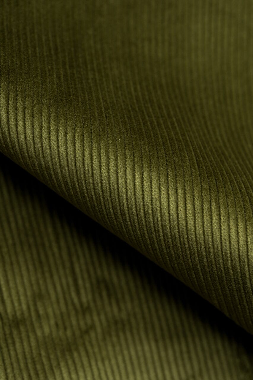 LaGondola Suit Fabric-Brisbane Moss T3805 Brisbane Moss 10 Wale Green Cotton Corduroy