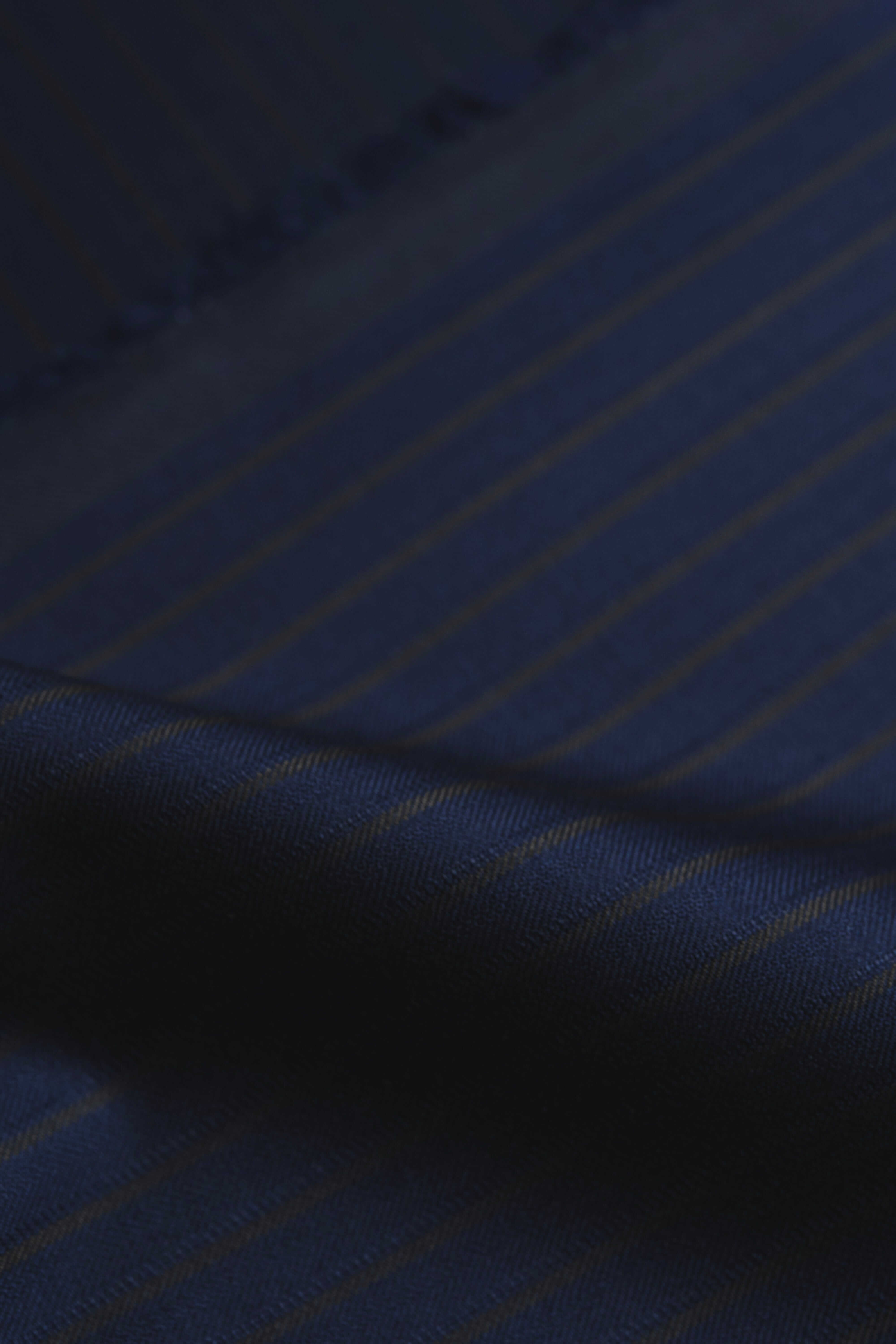 Modern Suit Fabrics-Carlo Barbera 32334 Carlo Barbera Navy Stripe Wool Suiting-3m