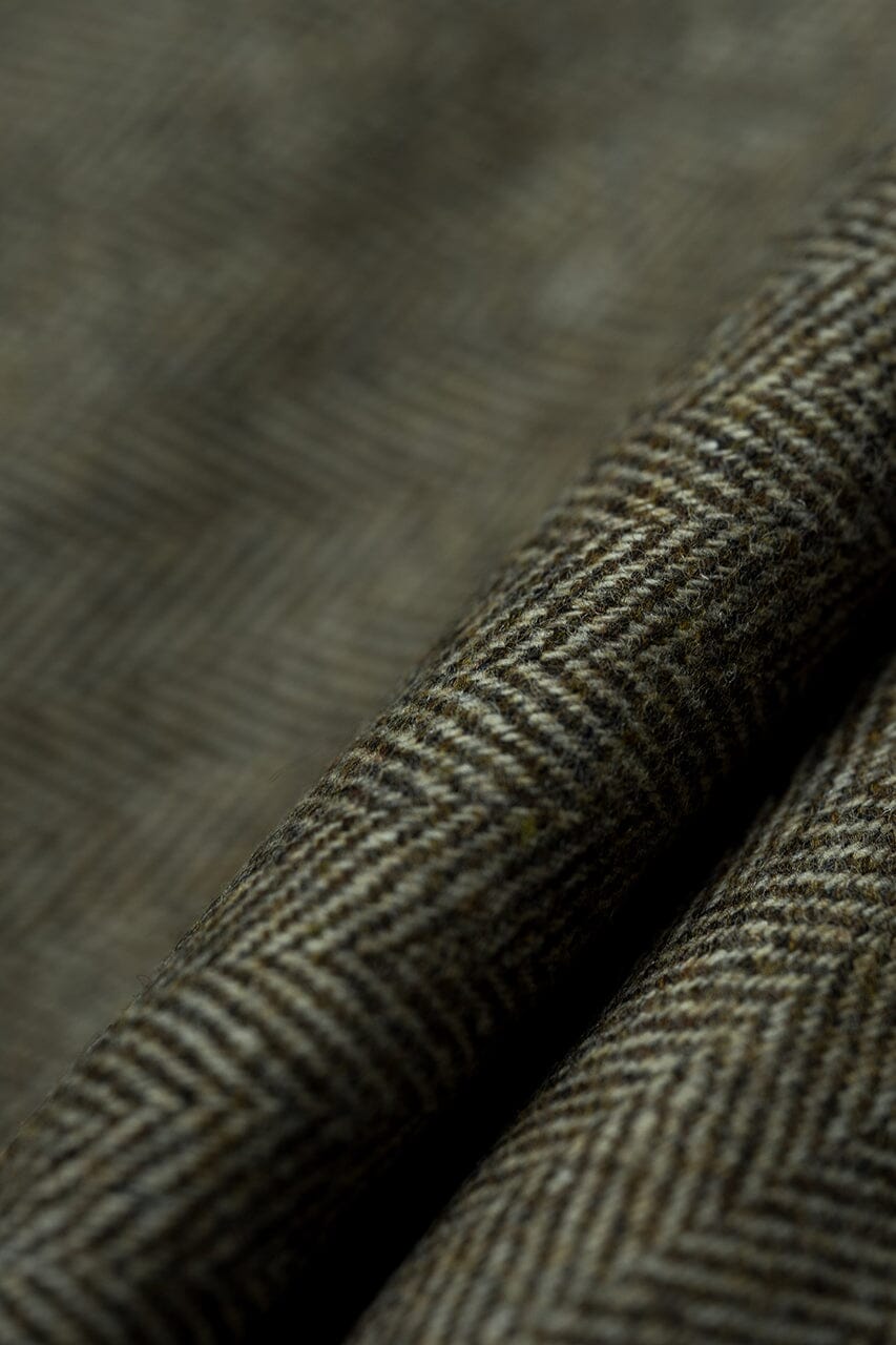 LaGondola Suit Fabric-E.Thomas GC50324 E.Thomas Wool Cashmere Jacketing-Sand HRB