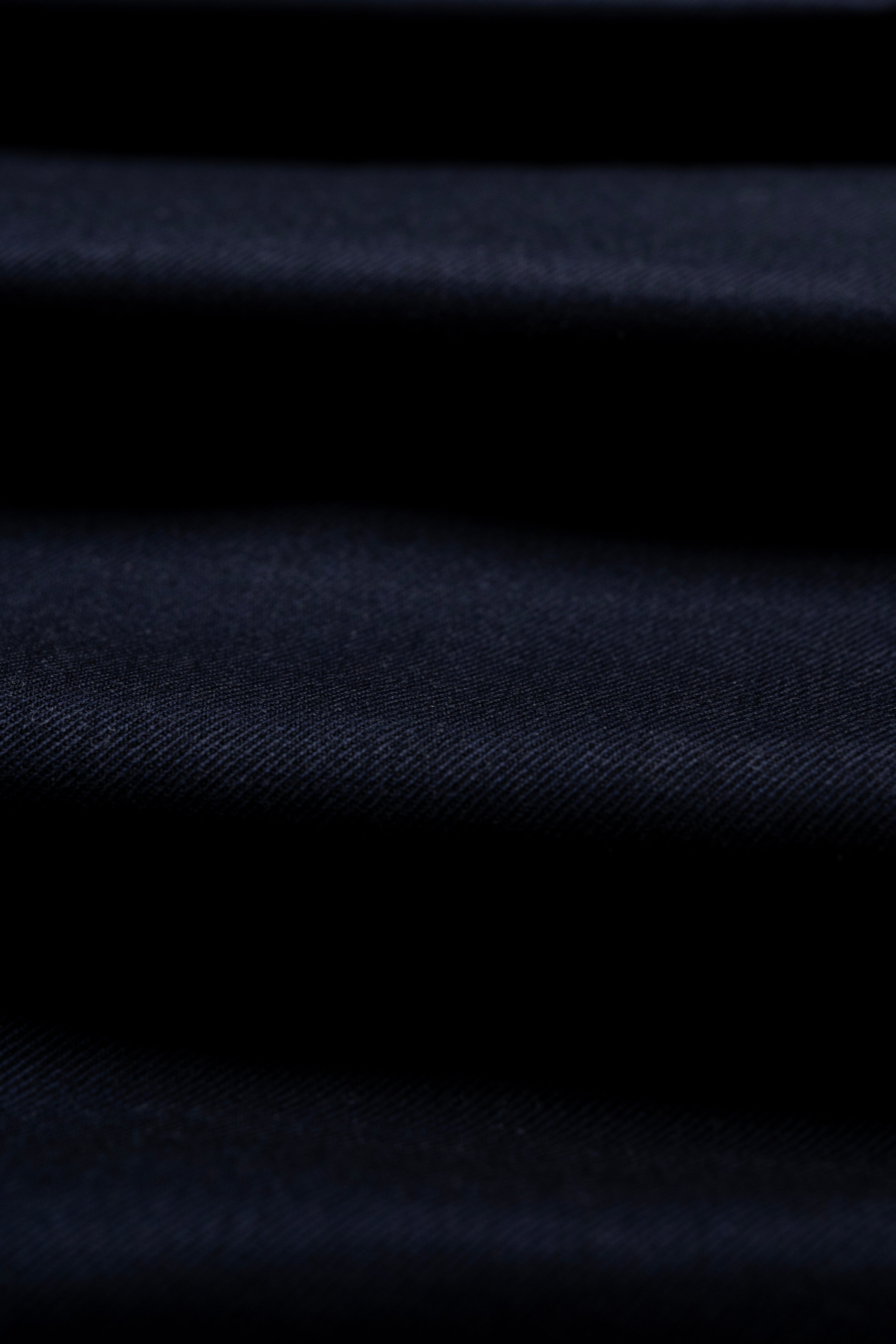 Modern Suit Fabrics-Fintex of London FS20720 Fintex of London Midnight Navy Cavalry Twill Trousers-1.6m