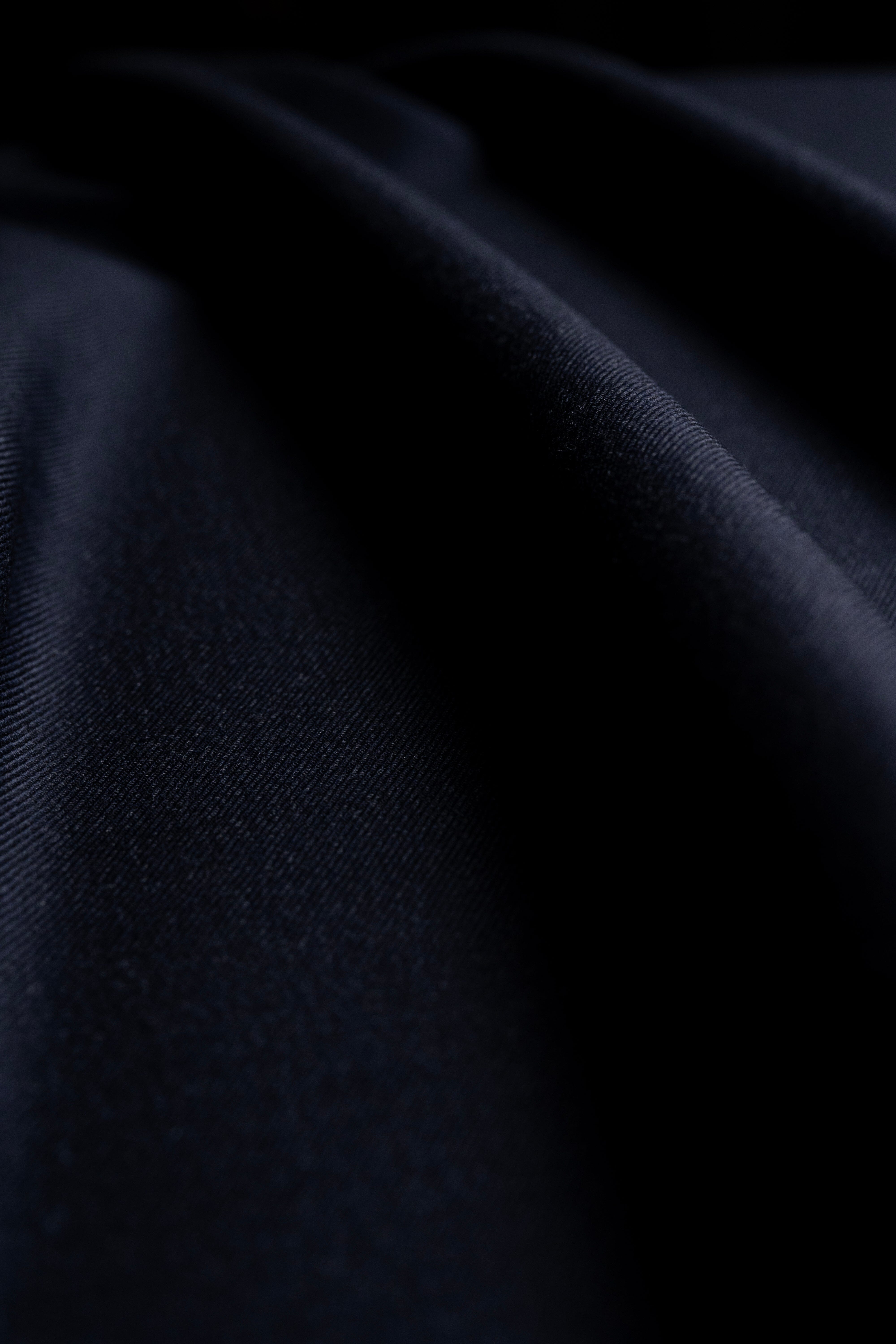 Modern Suit Fabrics-Fintex of London FS20720 Fintex of London Midnight Navy Cavalry Twill Wool Suiting-3.3m