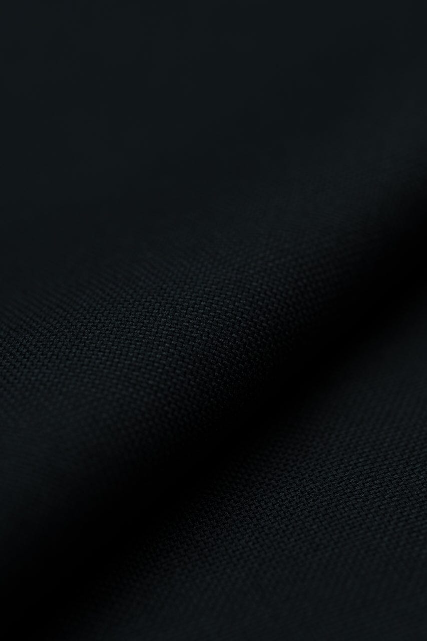 LaGondola Suit Fabric-Groves & Lindley GC50249 Groves & Lindley Black 350g Plain Wool for Suits