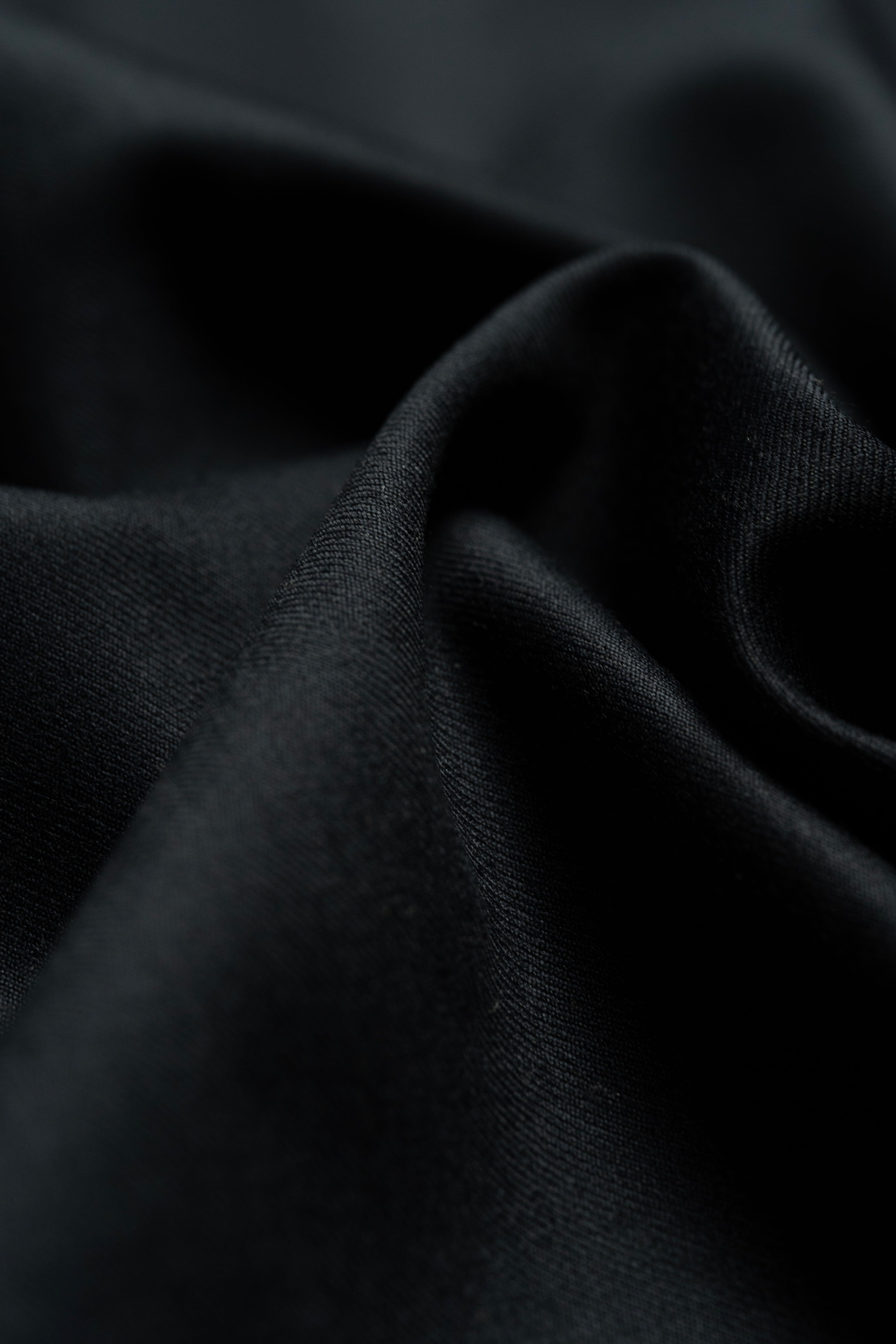 Modern Suit Fabrics-Huddersfield Cloth LS3756 Huddersfield Cloth Black 120's Merino Trousers - 2.1m