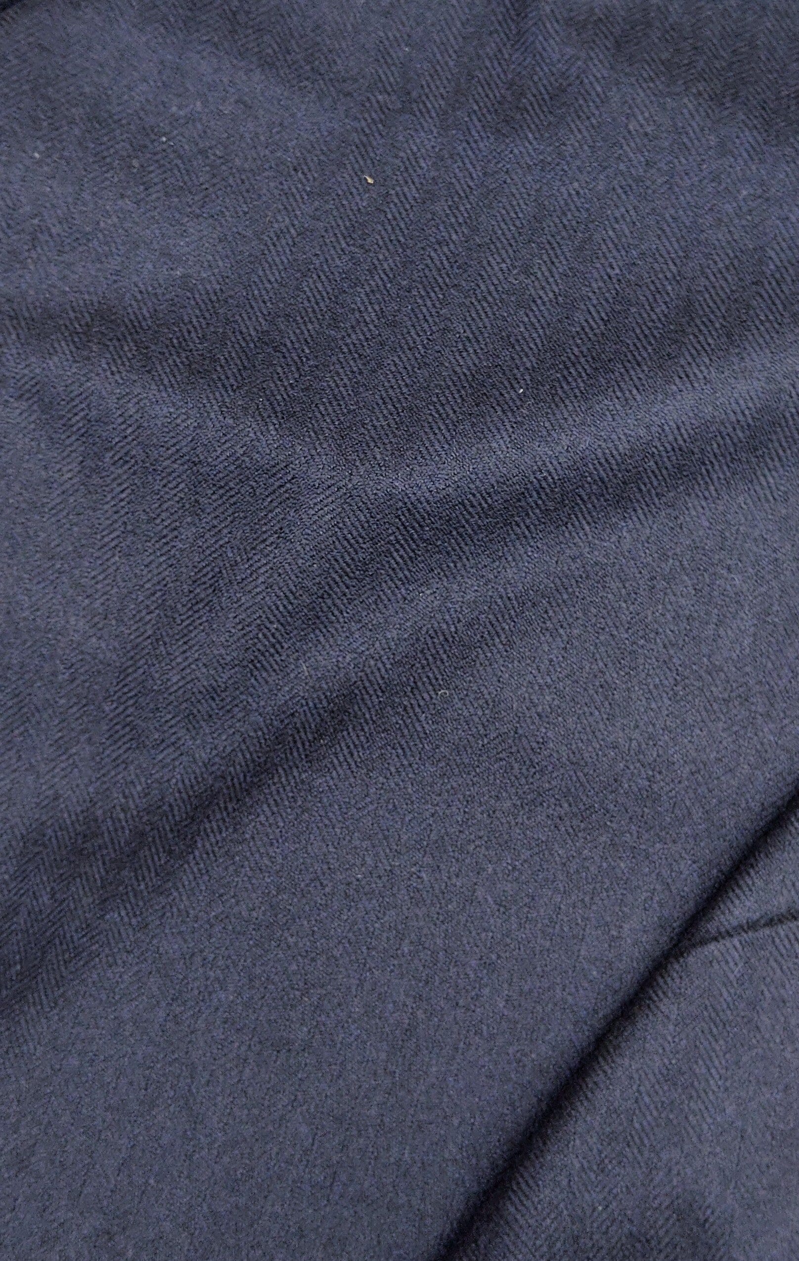 Modern Suit Fabrics-Joshua Ellis Navy Herringbone Cashmere Jacketing -2m