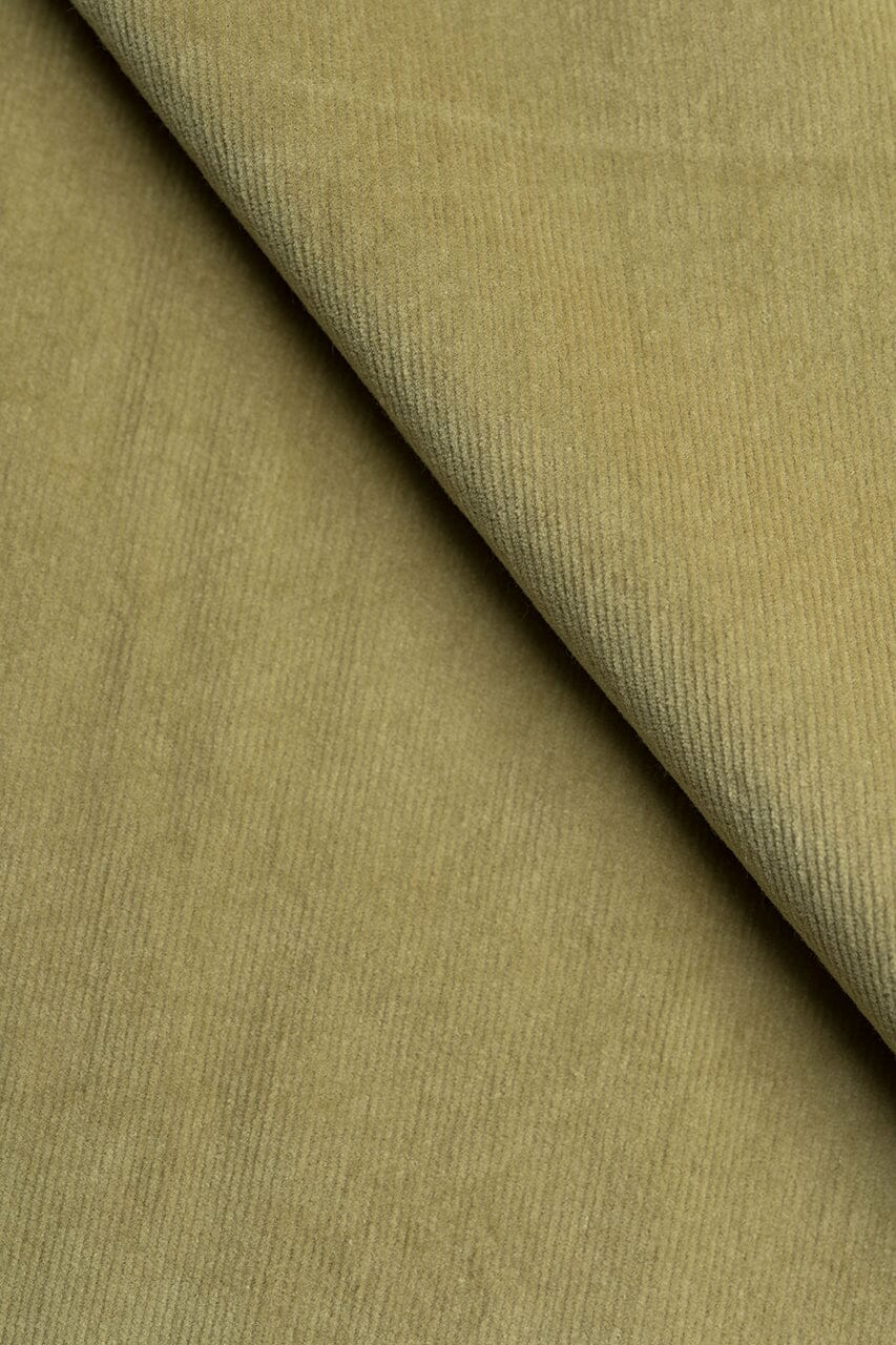 LaGondola Suit Fabric-Kintoki Kiji T3901 Kintoki Kiji 22 Wale Khaki Super Strecth Cotton Corduroy