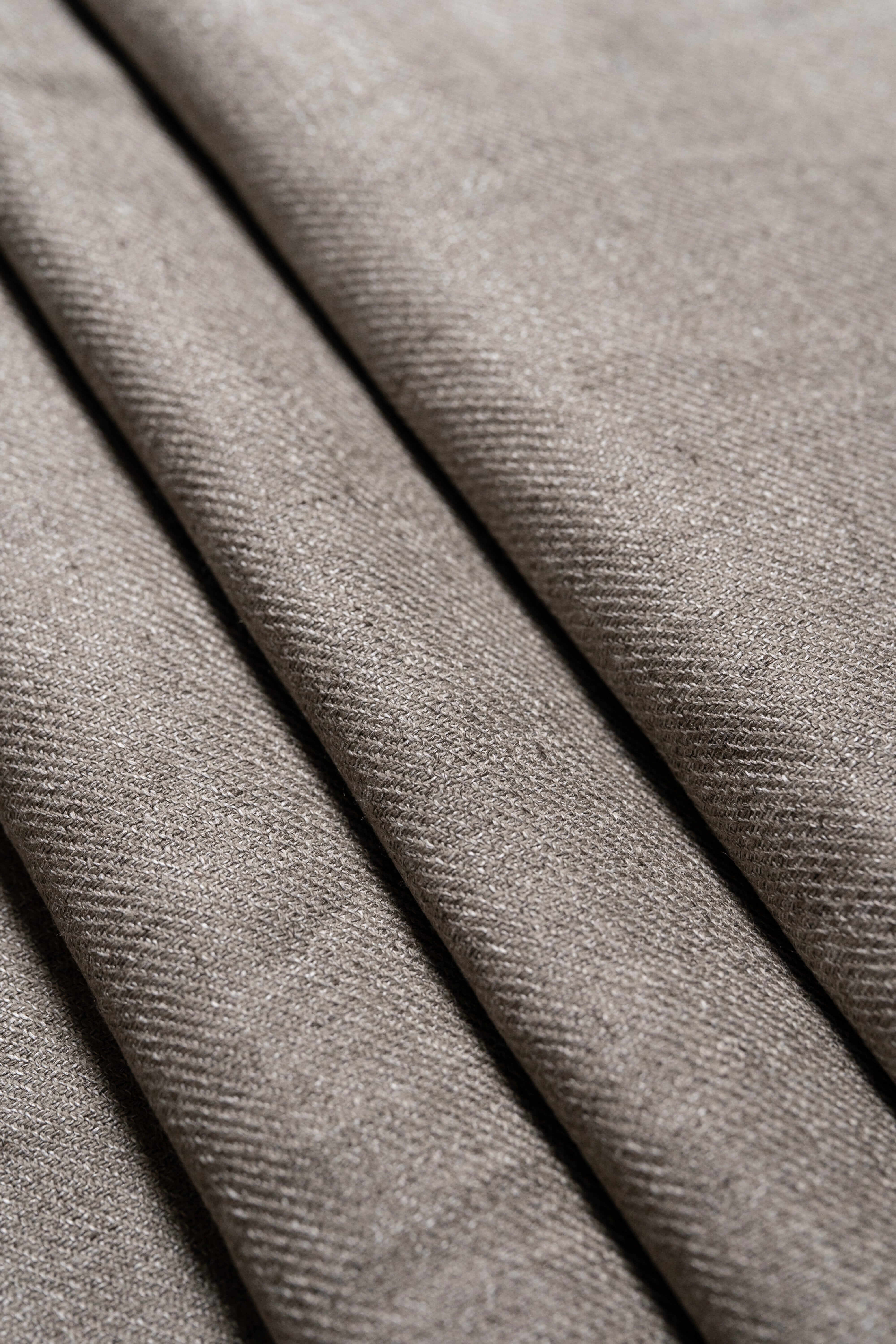 Modern Suit Fabrics-Marling & Evans Marling & Evans Taupe Wool Linen Jacketing (17527/J9)-1.8m