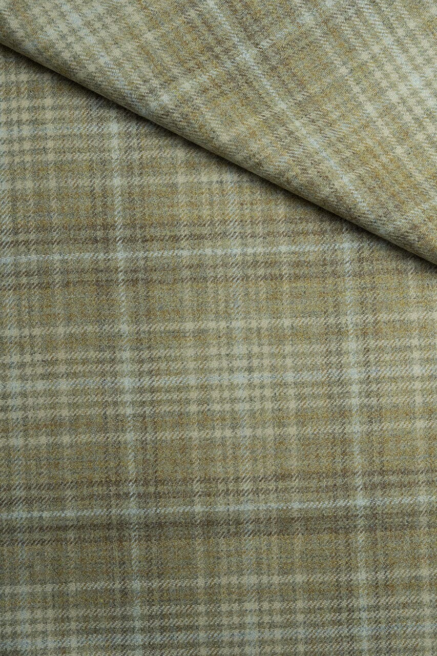 LaGondola Suit Fabric-Marton Mills GC50501 Marton Mills Winte Jacketing-13.3x15cm Sand Multi Plaid