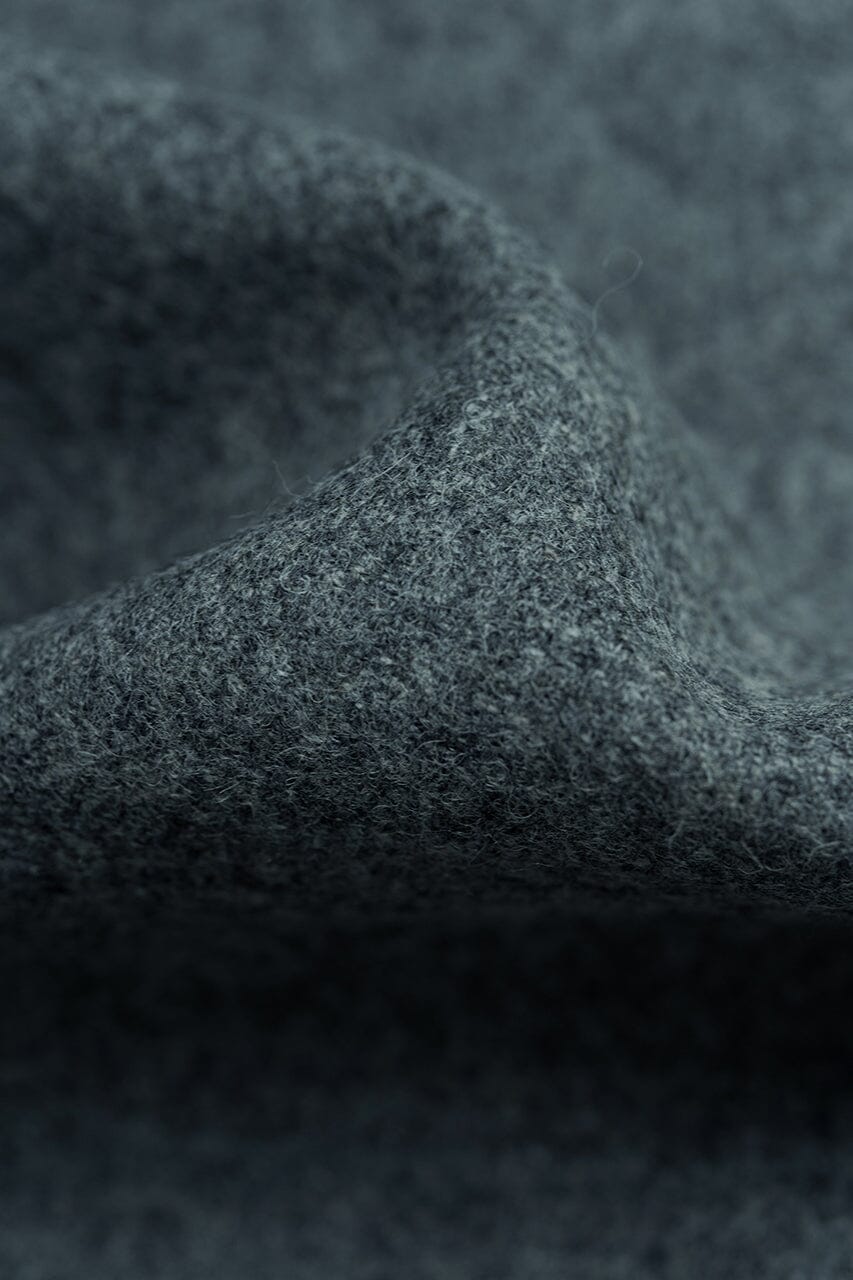 LaGondola Suit Fabric-Marton Mills GC50516 Marton Mills Winte Jacketing-Smoke Herringbone