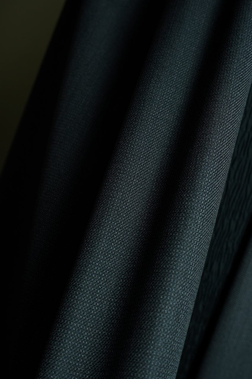 Vintage Suit Fabrics-Santa barbara V20243 Santa Barbara Charcoal Wool Suiting -2.9m