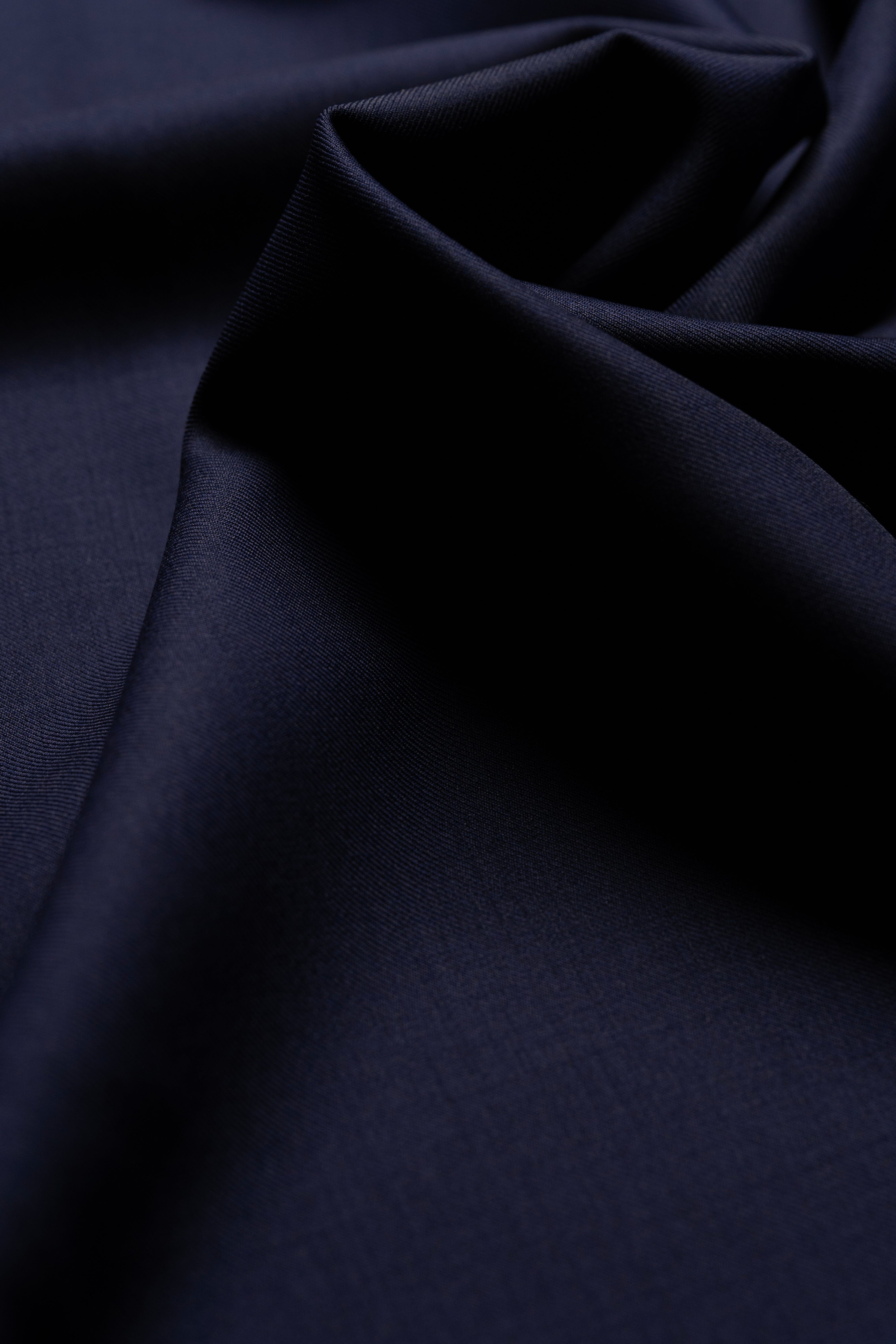 Modern Suit Fabrics-VBC 2237 16 VBC Navy Super 110's Wool Suiting - 3m