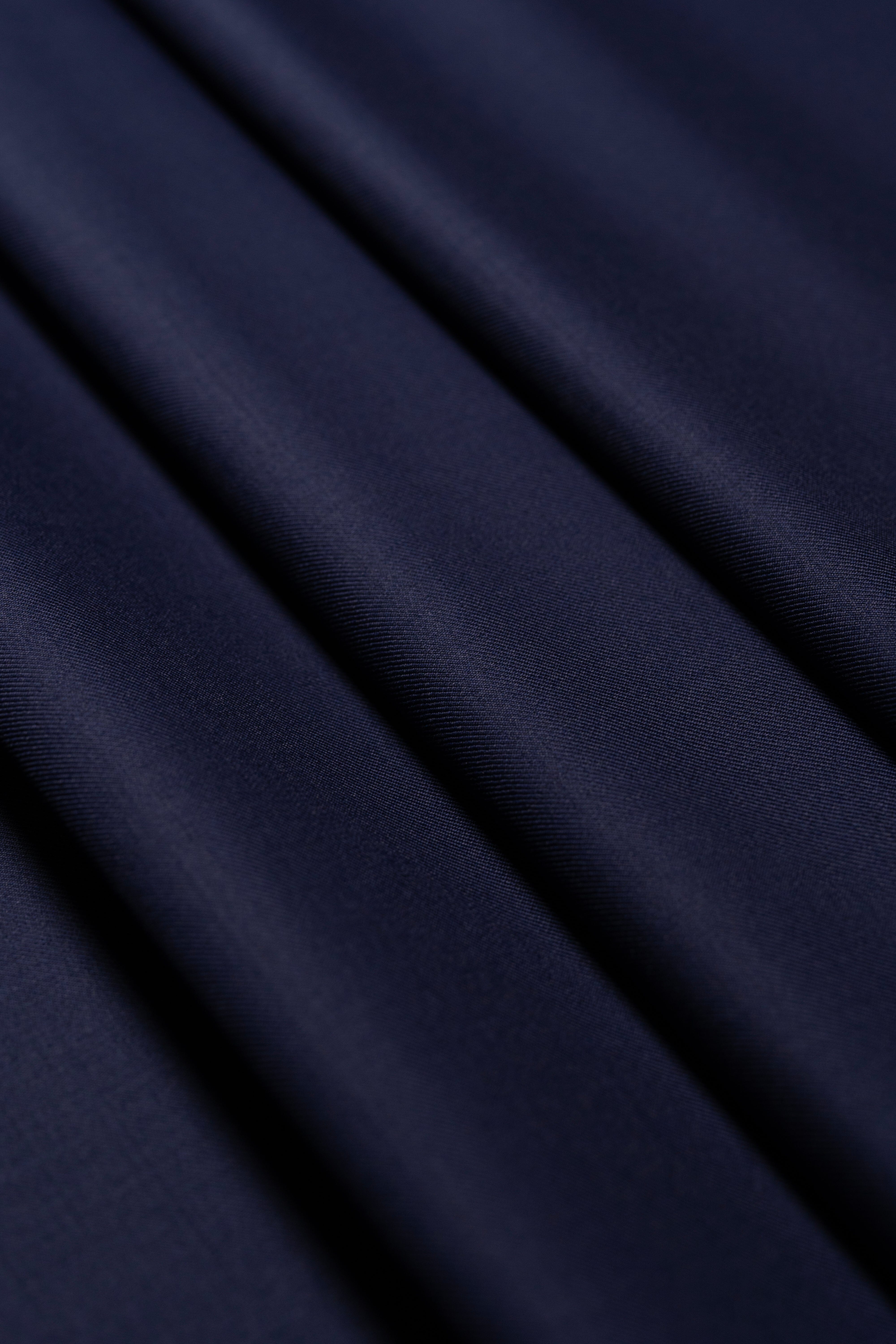 Modern Suit Fabrics-VBC 2237 16 VBC Navy Super 110's Wool Suiting - 3m