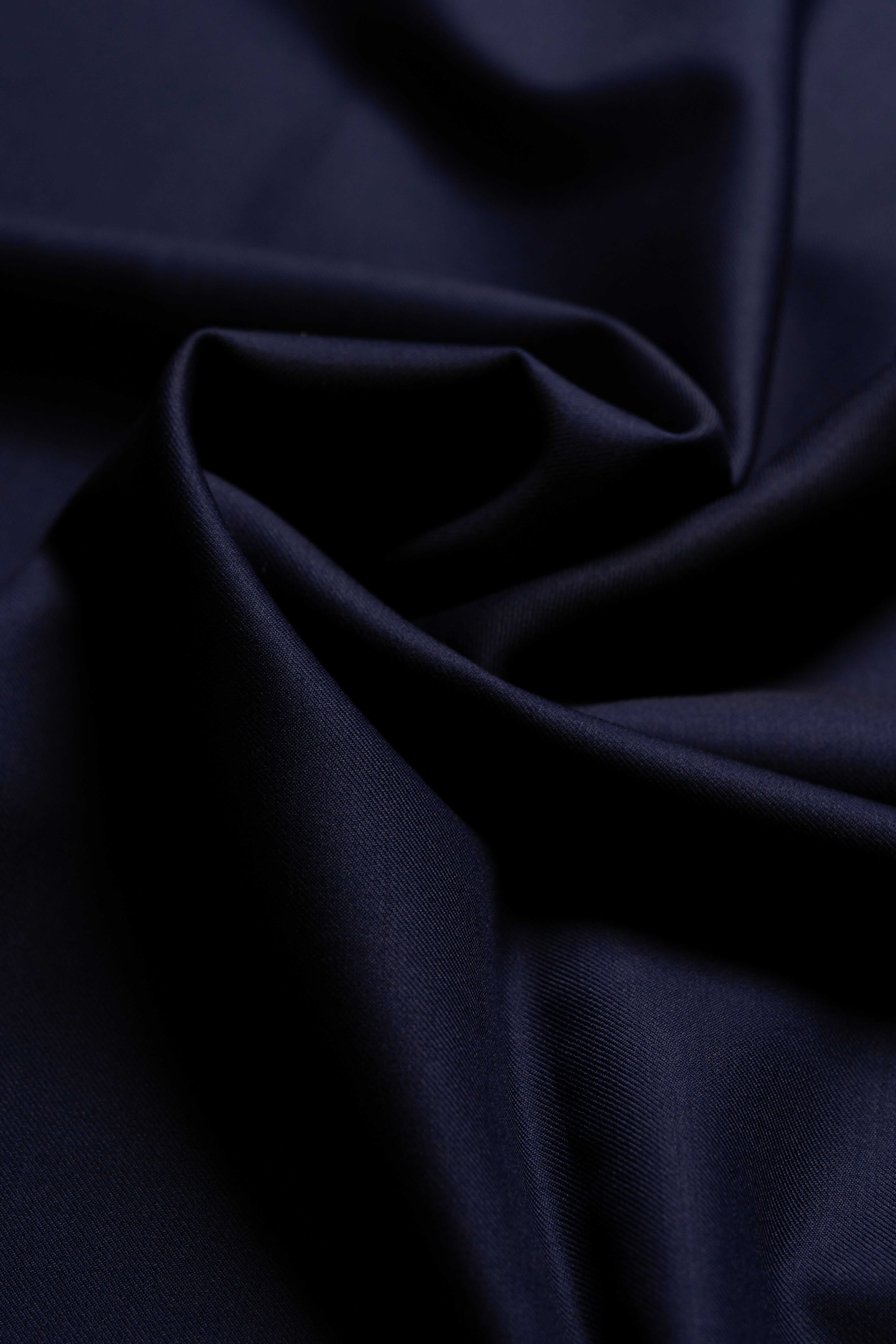 Modern Suit Fabrics-VBC 2237 16 VBC Navy Super 110's Wool Suiting - 3m