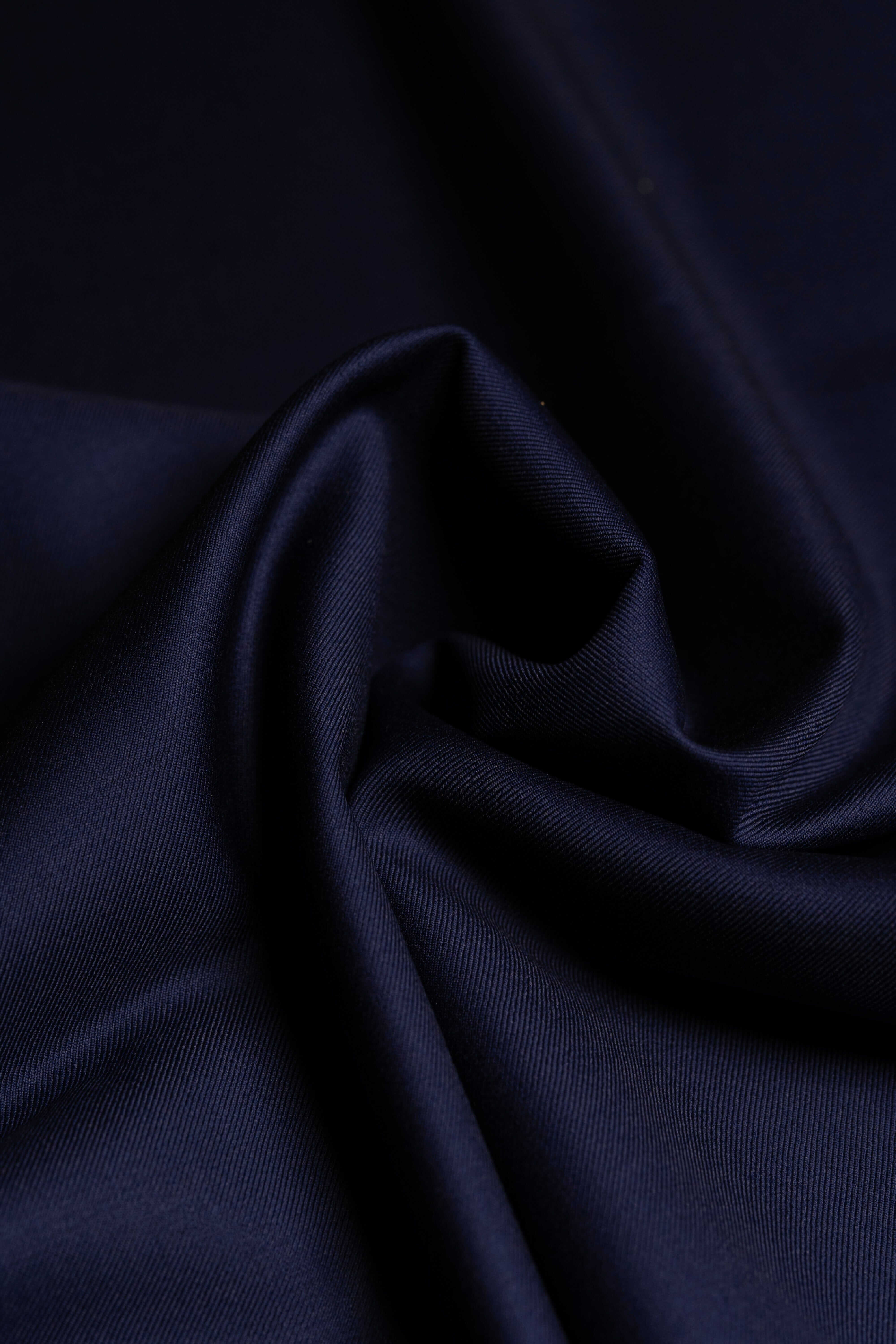 Modern Suit Fabrics-VBC 2237 16 VBC Navy Super 110's Wool Suiting - 3m