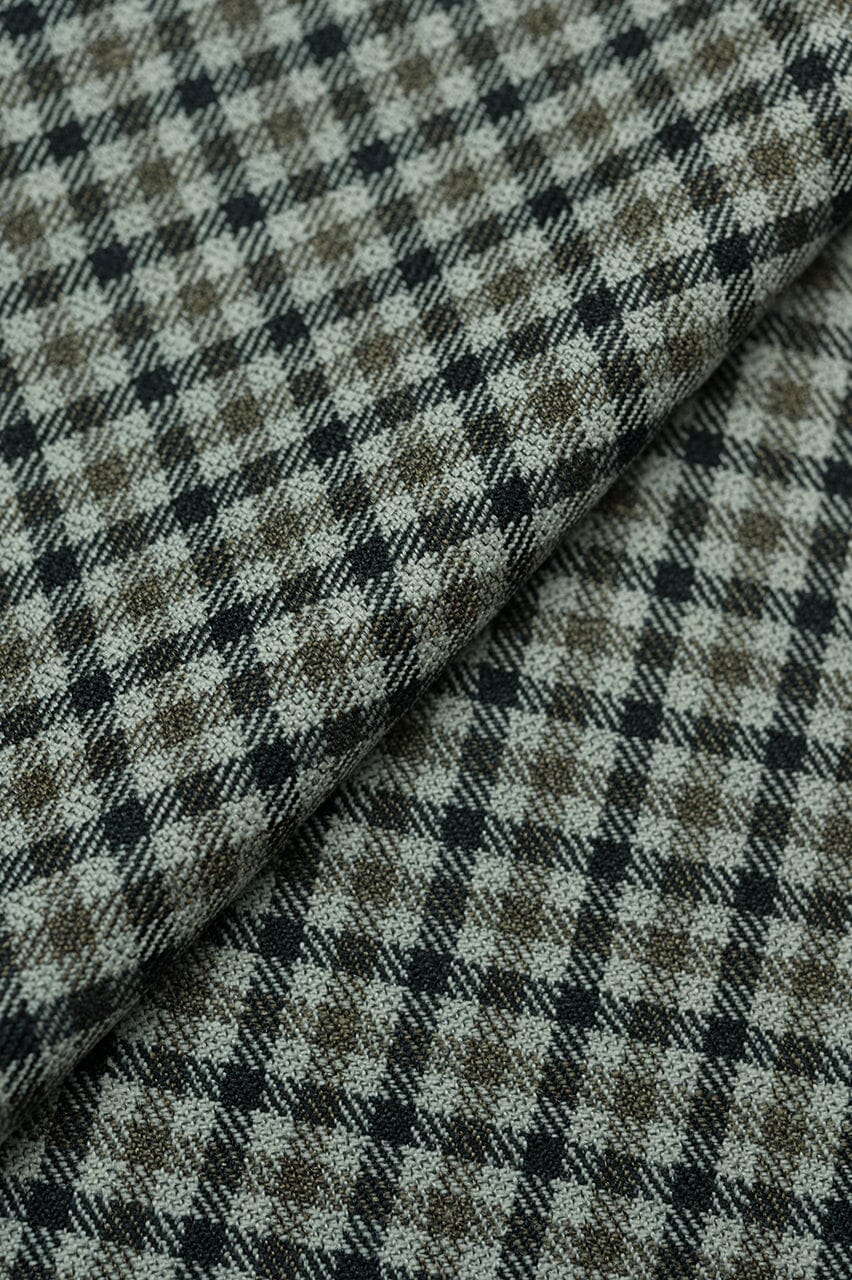 LaGondola Suit Fabric-VBC GC50102 VBC Brown Gunclub Jacketing