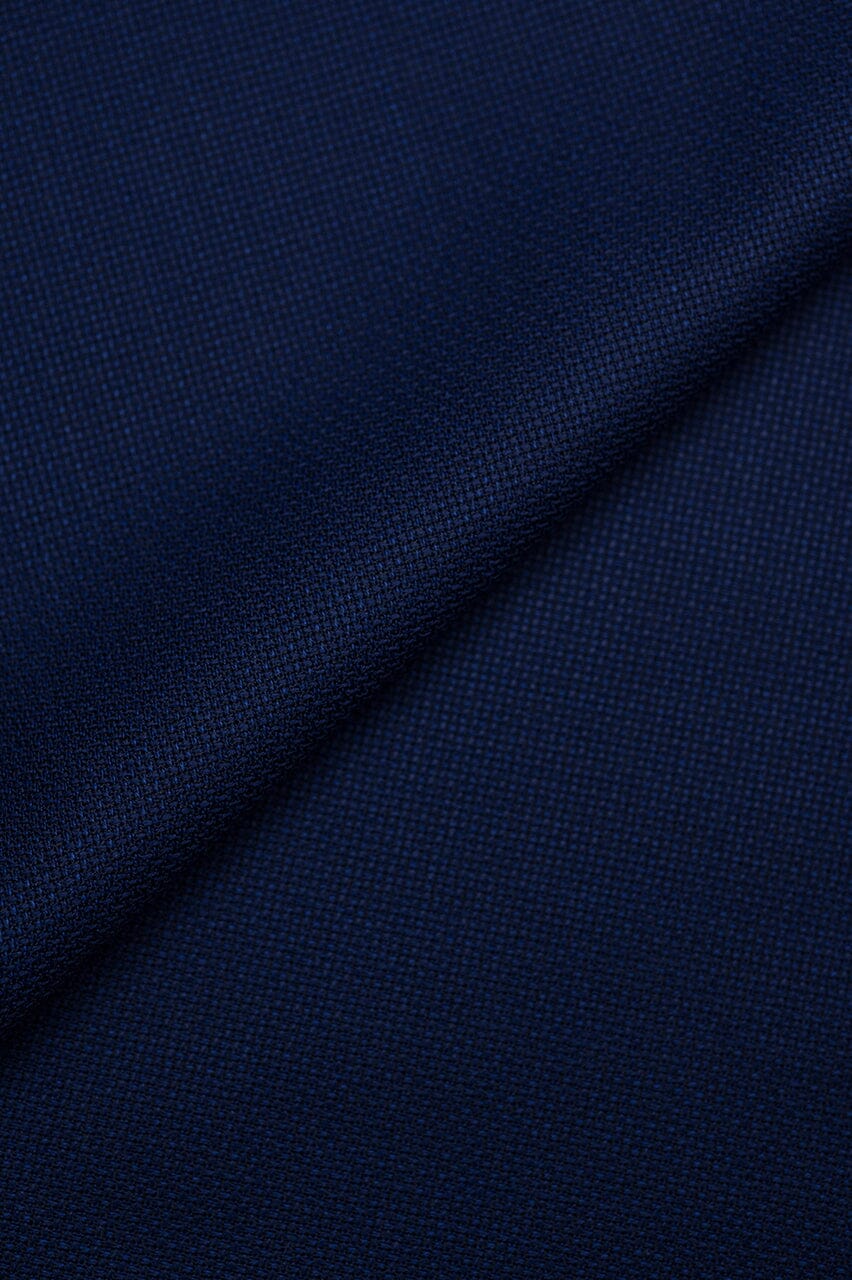 LaGondola Suit Fabric-VBC GC50151 VBC Navy Hopsack Jacketing