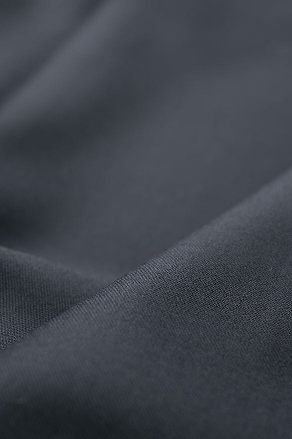 Vintage Suit Fabrics-VBC V20196 VBC Solid Black Pure Wool Suiting - 2.9 m