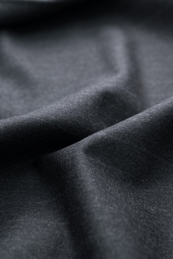 Vintage Suit Fabrics-VBC V20272 Gray Stripe Winter Wool-2.9m