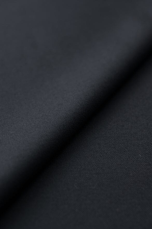 Vintage Suit Fabrics-VBC V20318 VBC Dark Navy Pure Wool Suiting -2.8m