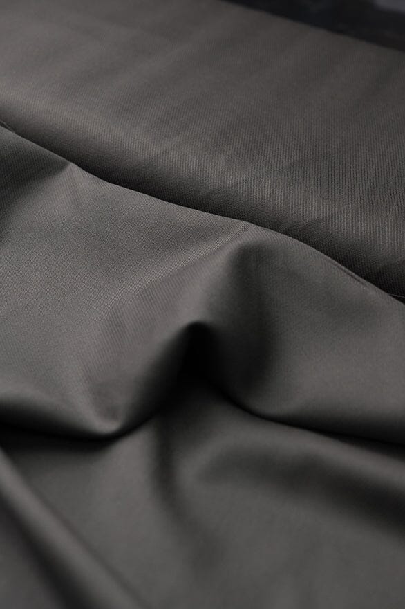 Vintage Suit Fabrics-Vintage Dark Green Wool Cavalry Twill