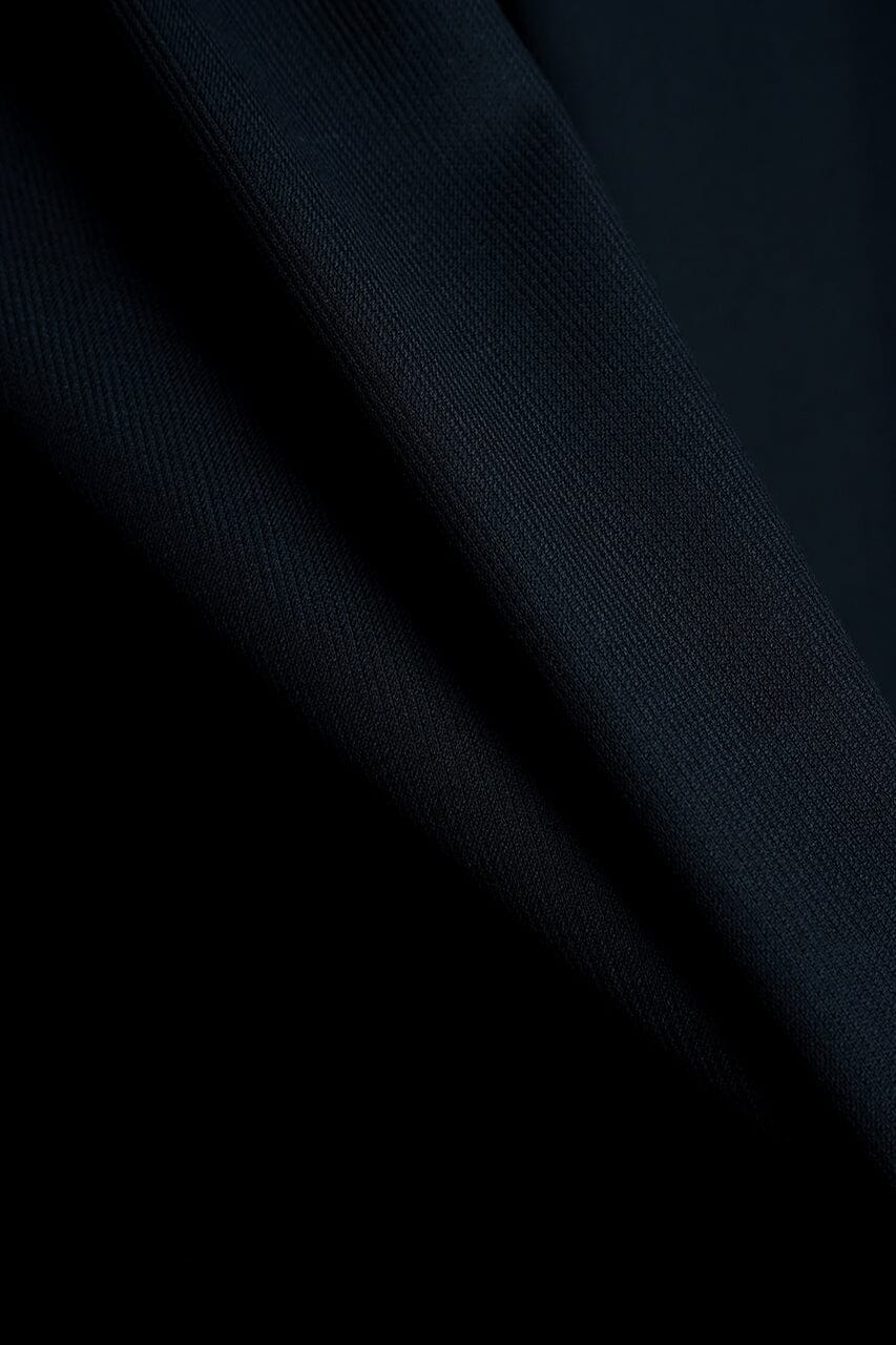 Vintage Suit Fabrics-Vintage V20041 Navy Stipe Wool Suiting -1.9m