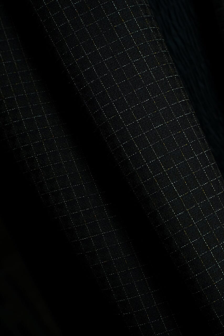 Vintage Suit Fabrics-Vintage V20043 Brown Checks Suiting-2.6m