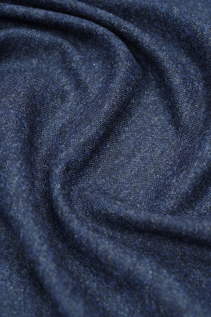 Vintage Suit Fabrics-Vintage V20152 Navy Donegal Tweed-2.3m