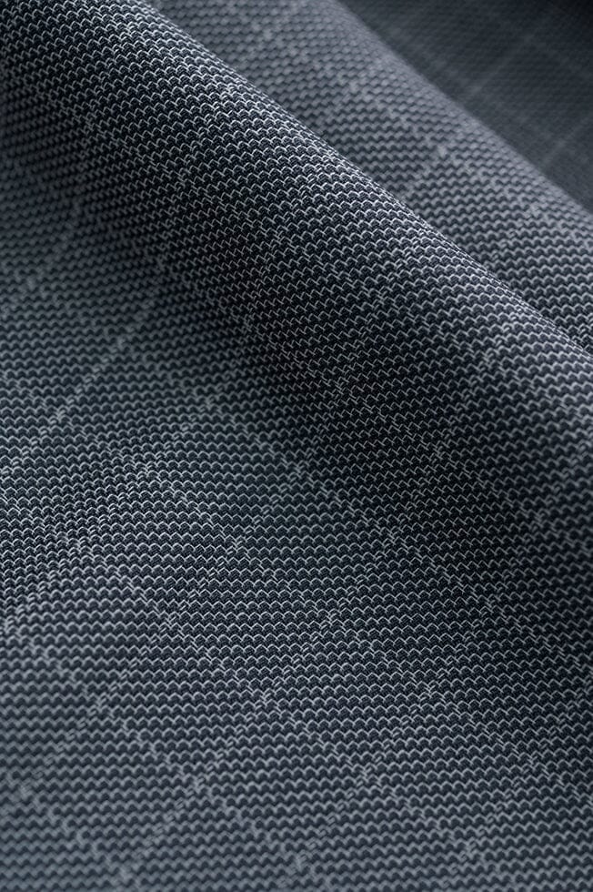 Vintage Suit Fabrics-Vintage V20225 Silver Grey Plaid Jacketing-2m
