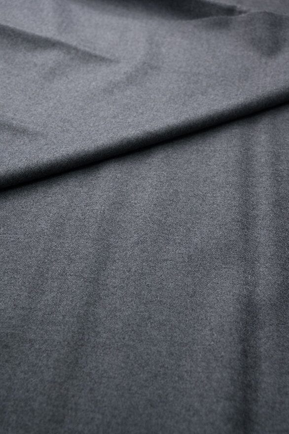 Vintage Suit Fabrics-Vintage V20375 Dark Gray Wool & Cashmere -1.7m