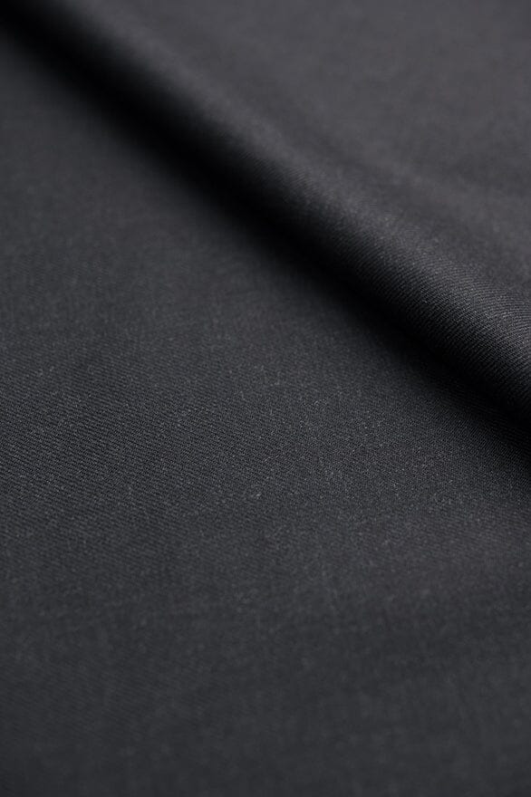 Vintage Suit Fabrics-Vintage V20410 Dark Gray Terylene & Wool Suiting -3.3m