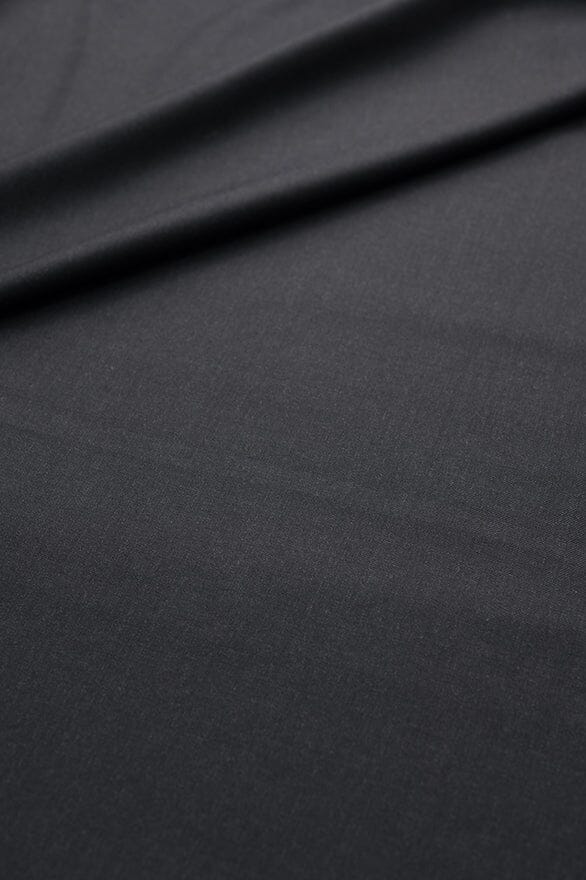 Vintage Suit Fabrics-Vintage V20410 Dark Gray Terylene & Wool Suiting -3.3m