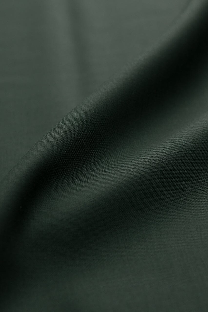 Vintage Suit Fabrics-Vintage V205 Army Green 100s Cool Wool-3m