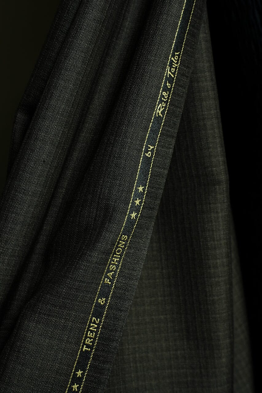 Vintage Suit Fabrics-Vintage V23033 Brown Checks Trosuering -1.3m