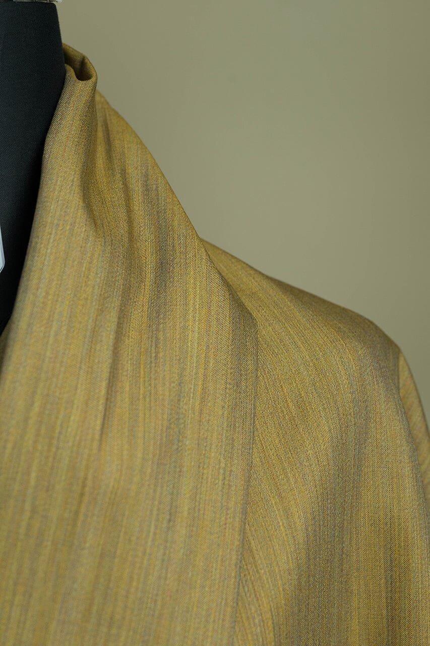 Vintage Suit Fabrics-Vintage V23454 Brown Kid mohair Wool Suiting -1.35m
