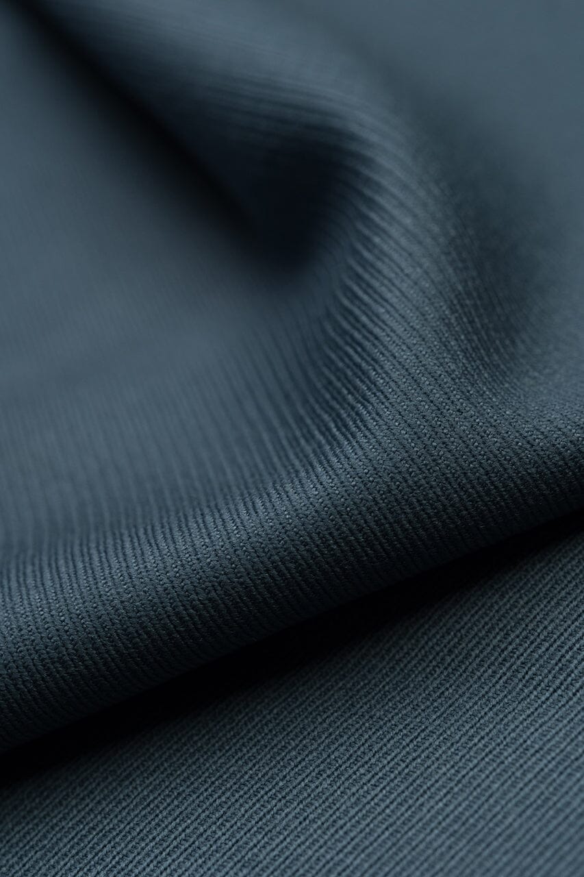 Vintage Suit Fabrics-Vintage V23500 Blue Wool Cavalry Twill Trosuering -1.35m