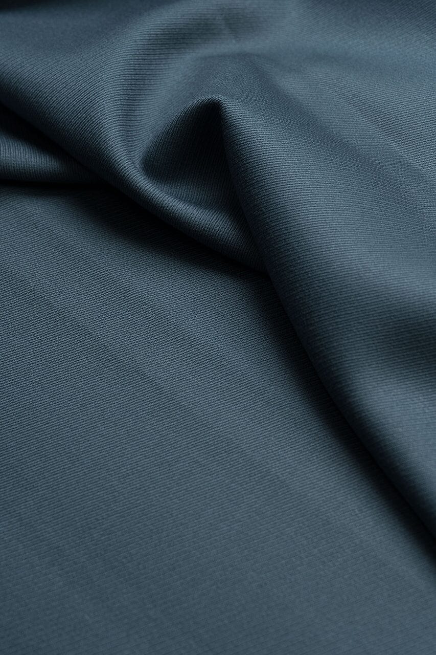 Vintage Suit Fabrics-Vintage V23500 Blue Wool Cavalry Twill Trosuering -1.35m