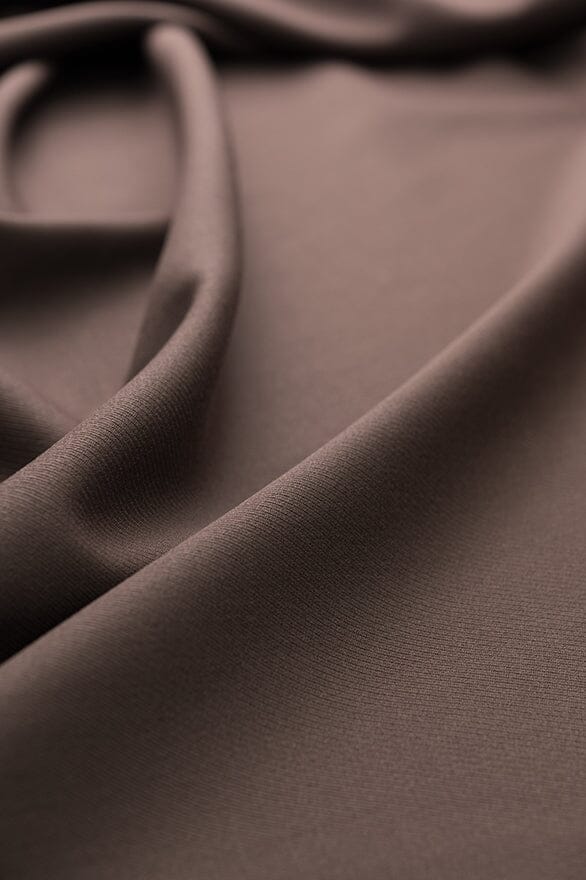 Vintage Suit Fabrics-Whiteley and Green Mocha Brown Cavalry Twill (Price per 0.25m)