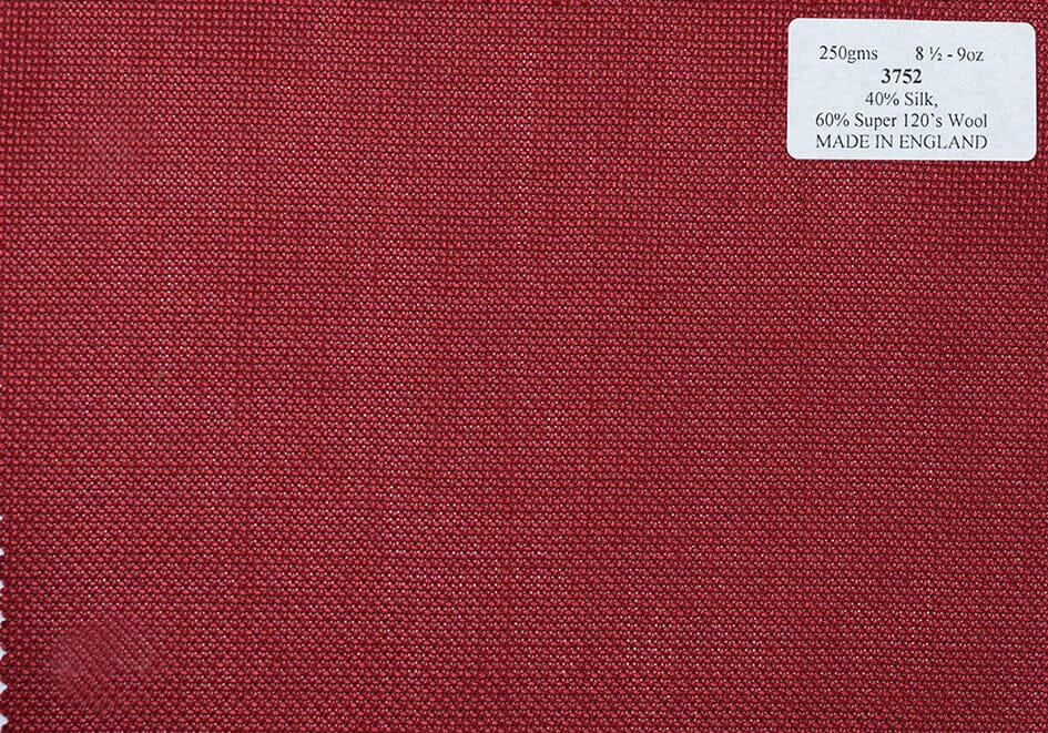 3752 Rosy Red Plain (Price per0.25m)