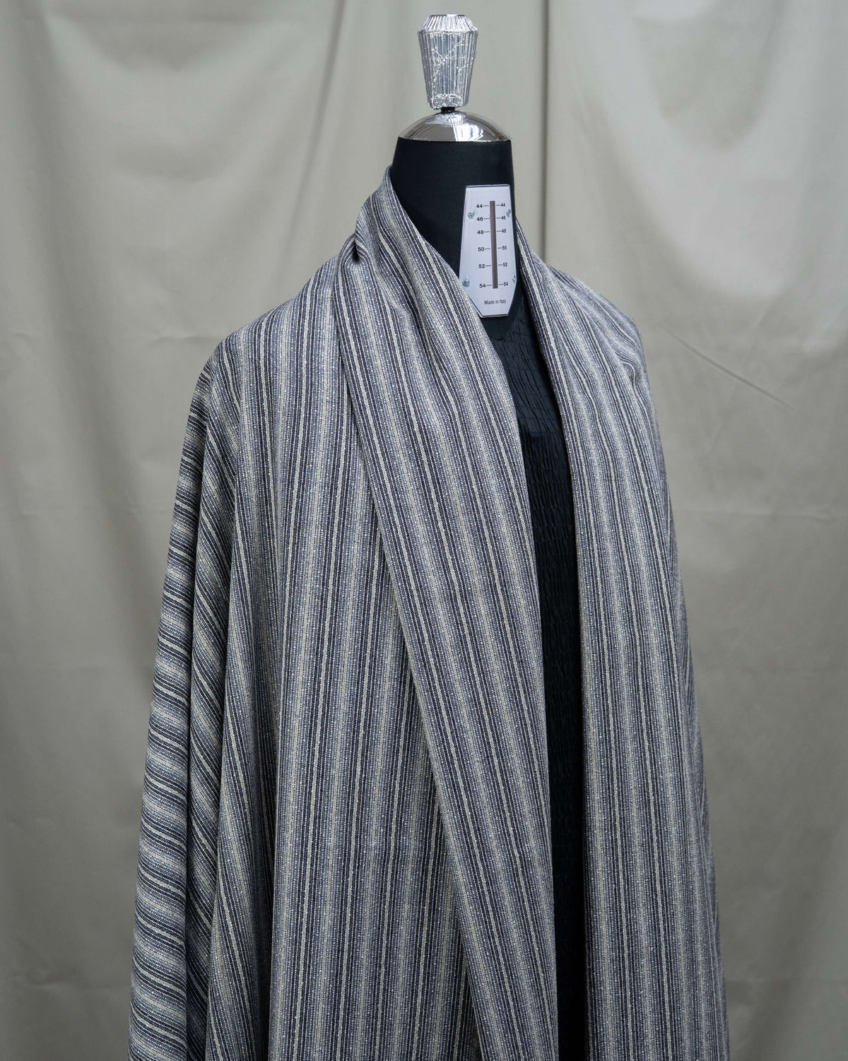 Barclays Wool & Silk Fancy Stripe Suit Fabric (V26009)-2.8 Meters - Yoo's Club