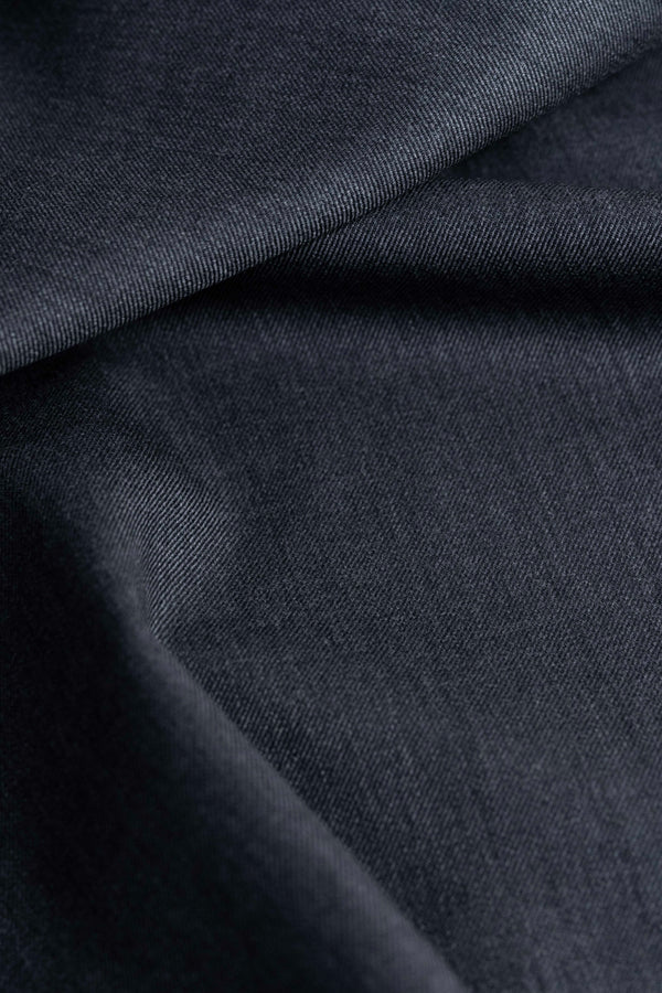 Barrington Dark Grey Twiil Super 100s Wool Suiting