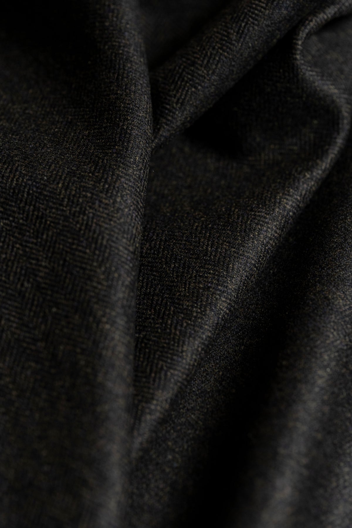 Botto Giuseppe Dark Brown Herringbone Wool Cashmere Jacketing- (GB101) - Yoo's Club