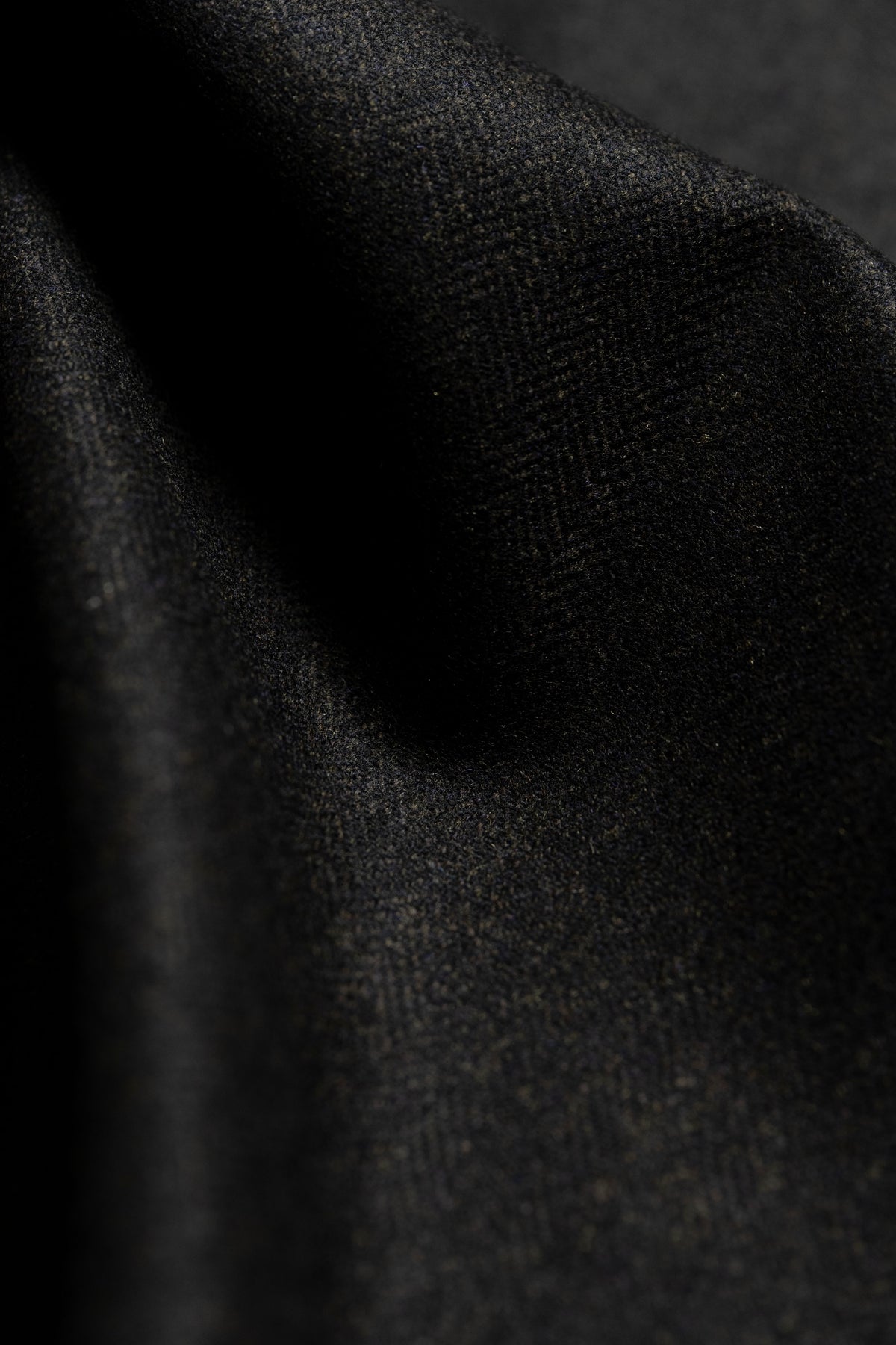 Botto Giuseppe Dark Brown Herringbone Wool Cashmere Jacketing- (GB101) - Yoo's Club