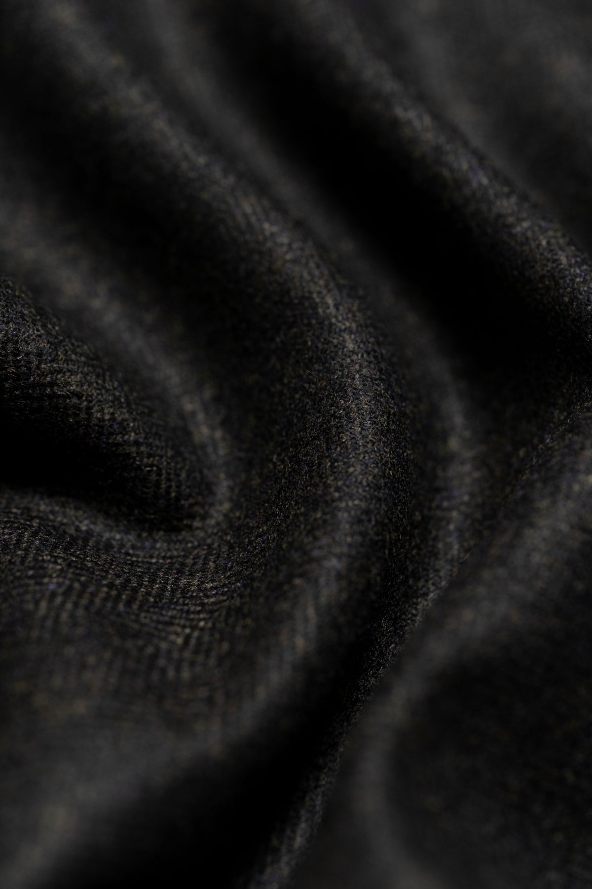 Botto Giuseppe Dark Brown Herringbone Wool Cashmere Jacketing- (GB101) - Yoo's Club