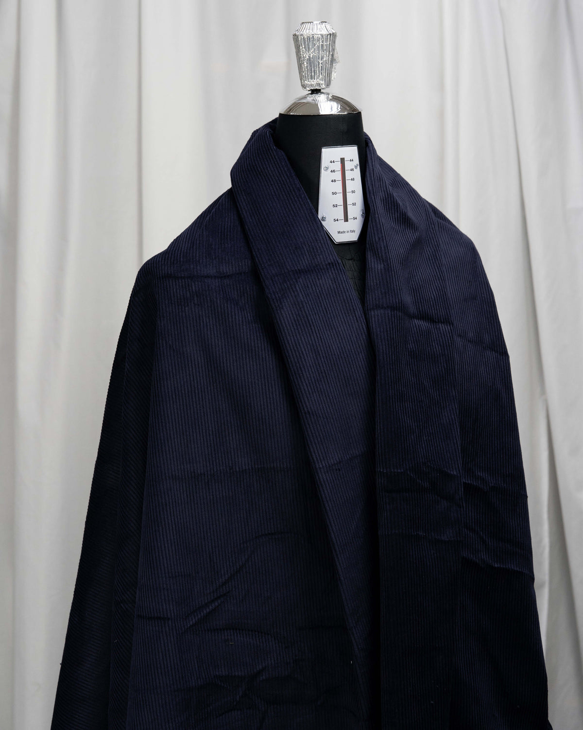 Dark Blue Cotton Corduroy Trousers Fabric (V26099)- 1.55 Meters - Yoo's Club