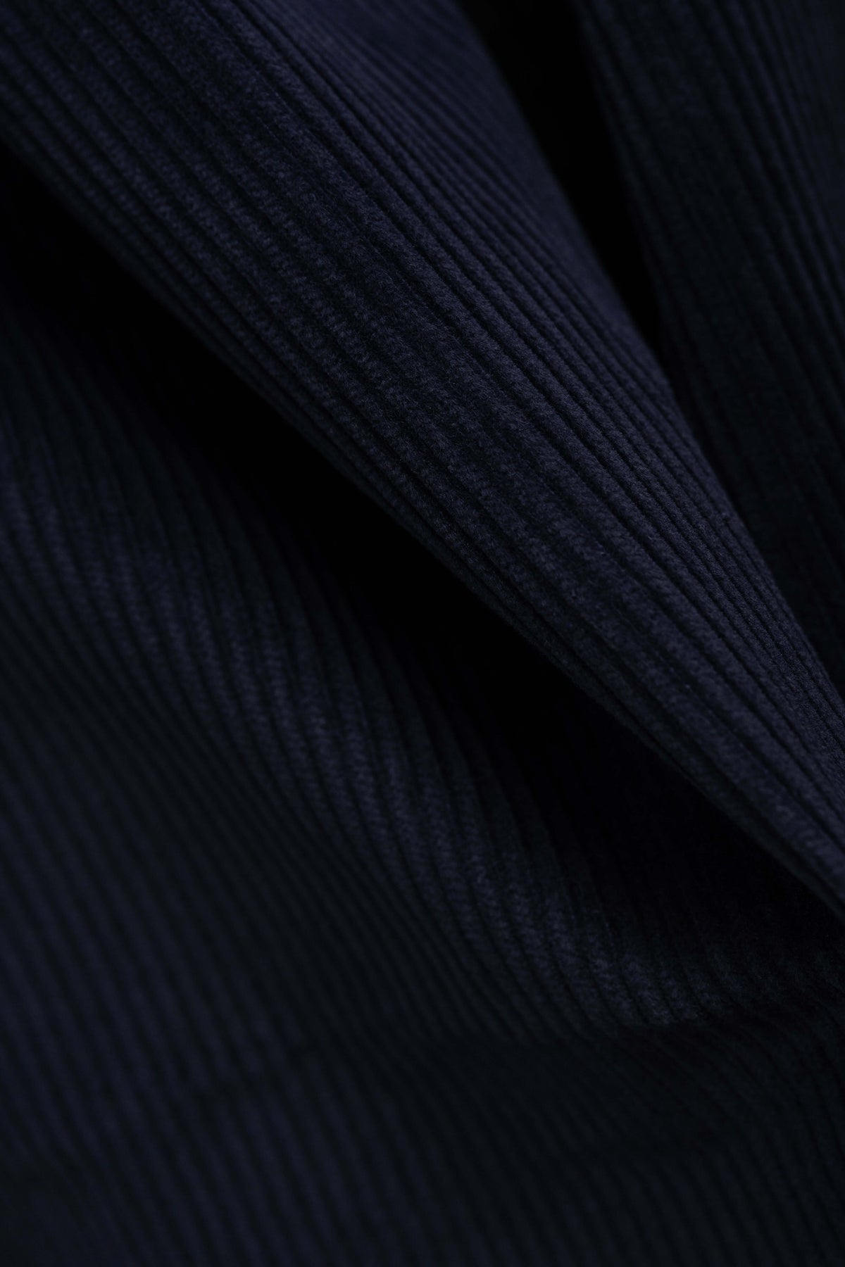 Dark Blue Cotton Corduroy Trousers Fabric (V26099)- 1.55 Meters - Yoo's Club