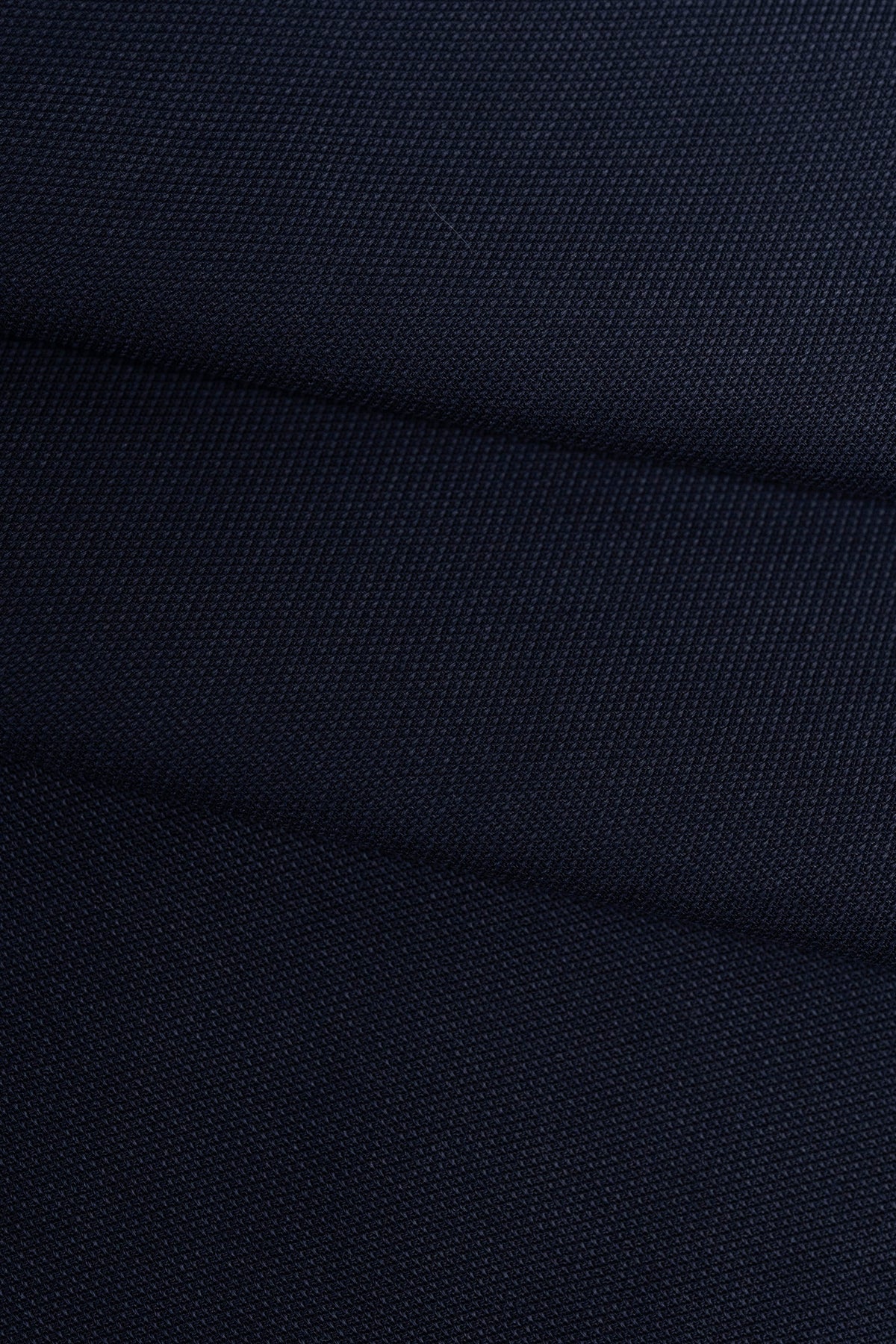 Dark Blue Linen in Oxford Weave Made in Japan