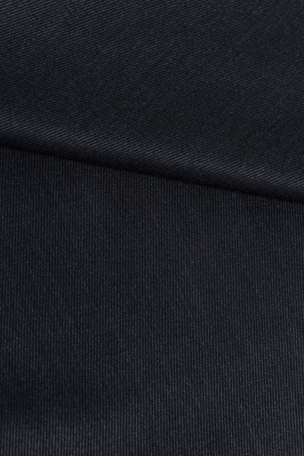 Dark Charcoal Cavalry Twill Wool Fabric - Yoo's Club