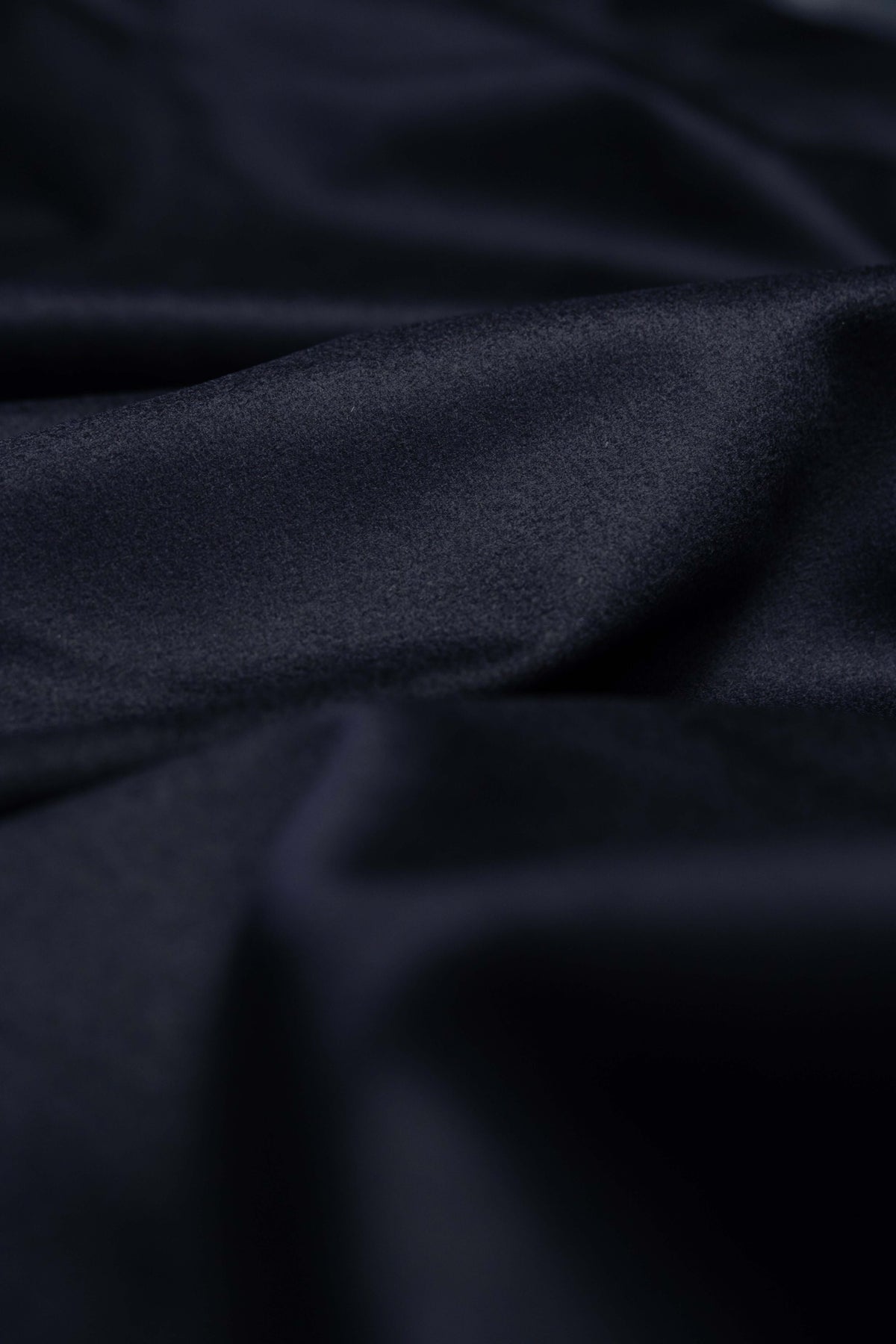 Dark Navy Wool & Cashmere Jacketing Fabric produced by Loro Piana - 3.5 Meters - Yoo's Club